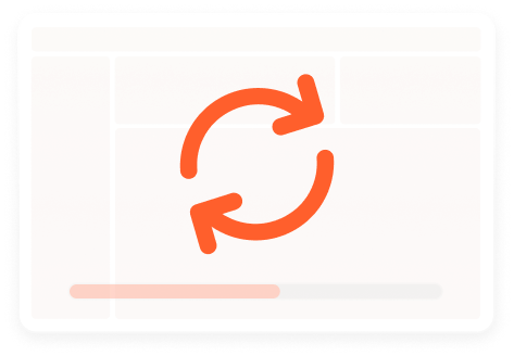 Two circular arrows
