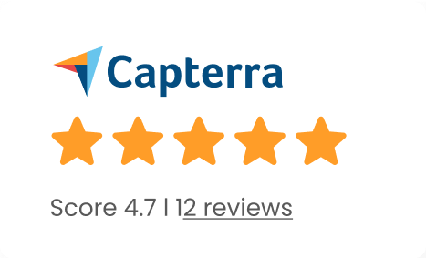 Capterra score 4.7 out of 5