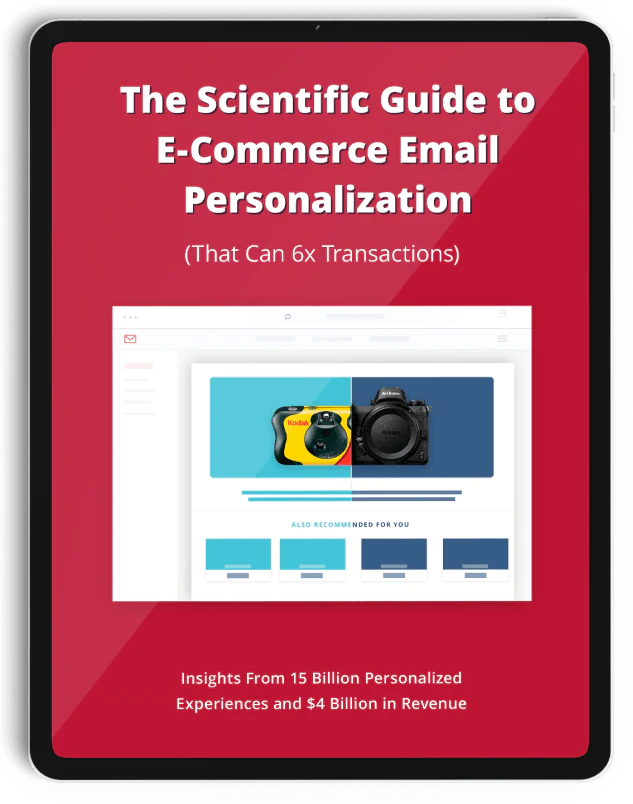 the scientific guide to e-commerce email personalization on ipad