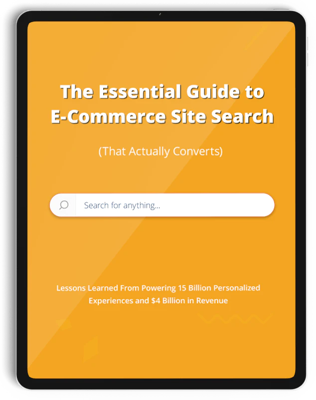 the essential guide to e-commerce search guide on ipad