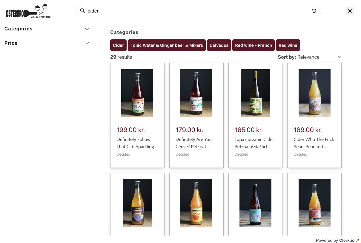 Omnisearch example design