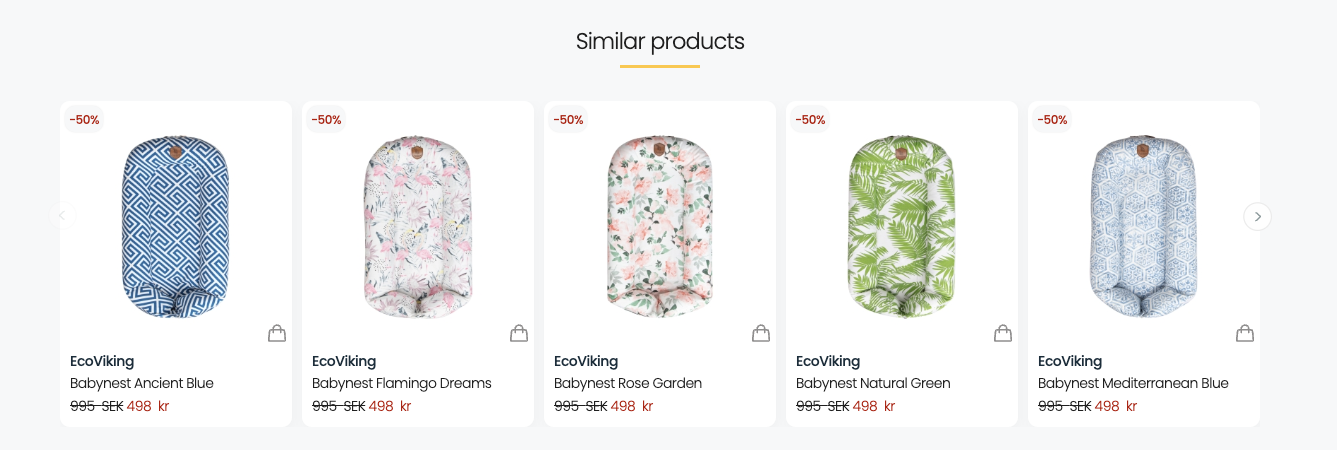 Recommendations example design