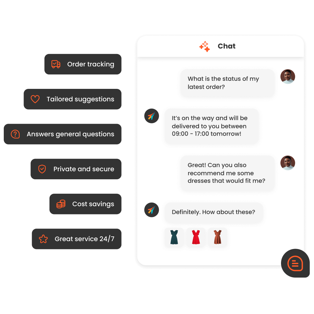 Chat product interface