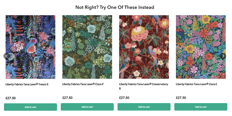 Recommendations example design