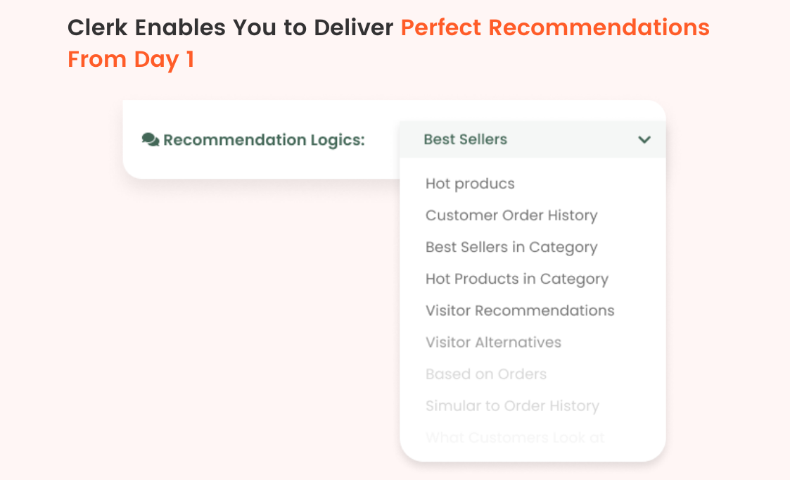 personalized recs 15 logics