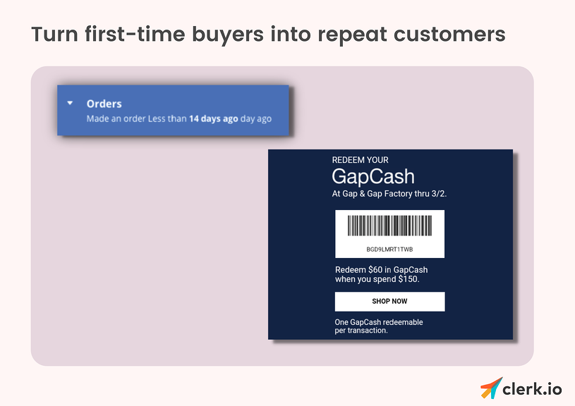 Turn first-time buyers into repeat customers