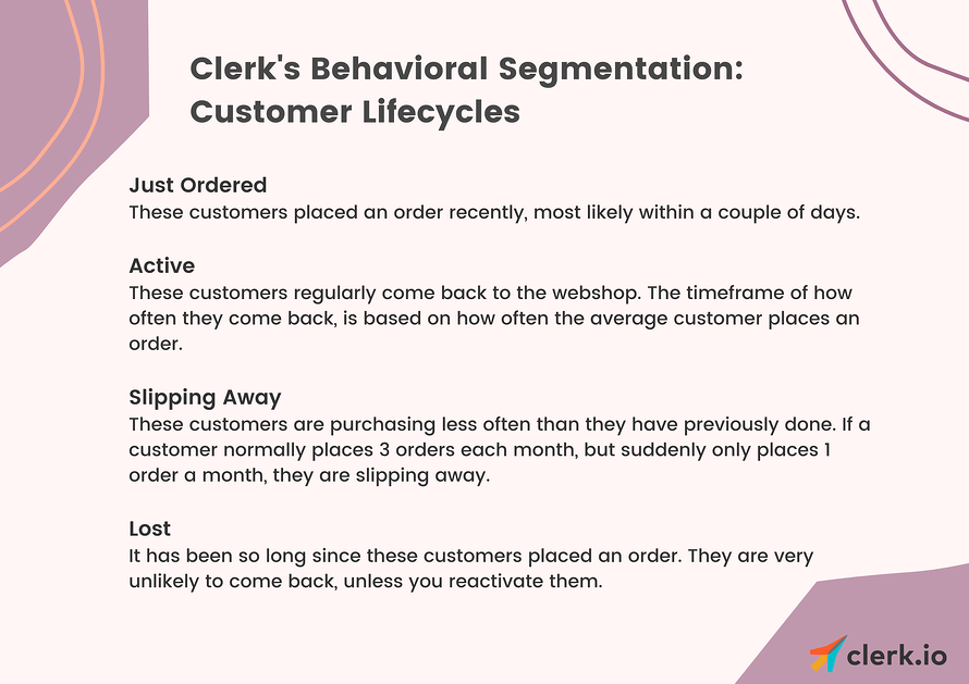 Behavioral segmentation