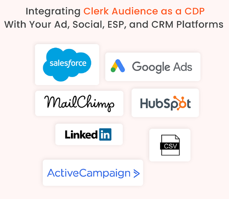 Clerk Audience integrations