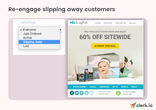 slip away customers