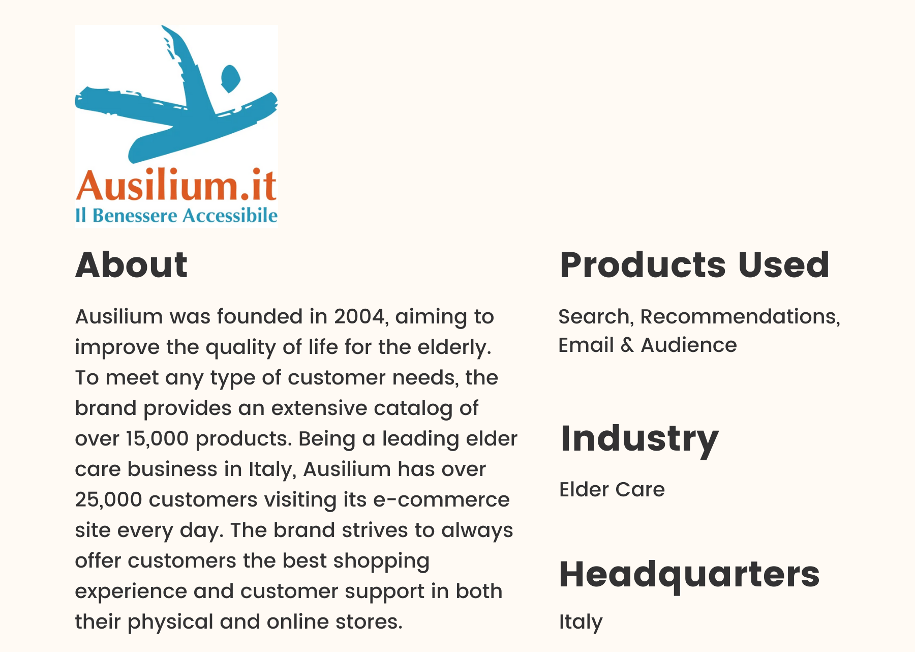 Customer Story Ausilium