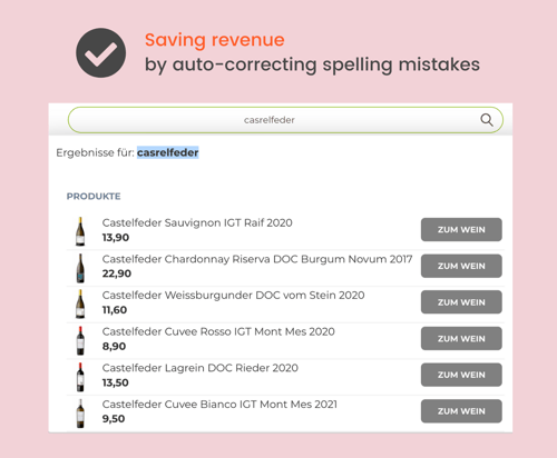 Weinober_ Misspelled search