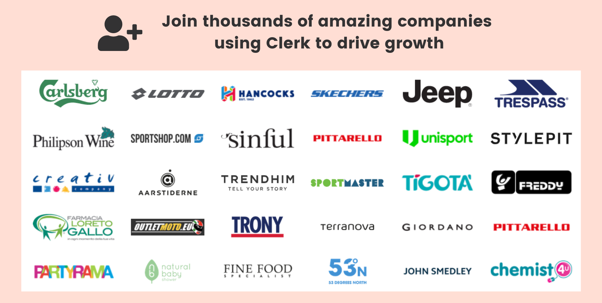 Clerk customers