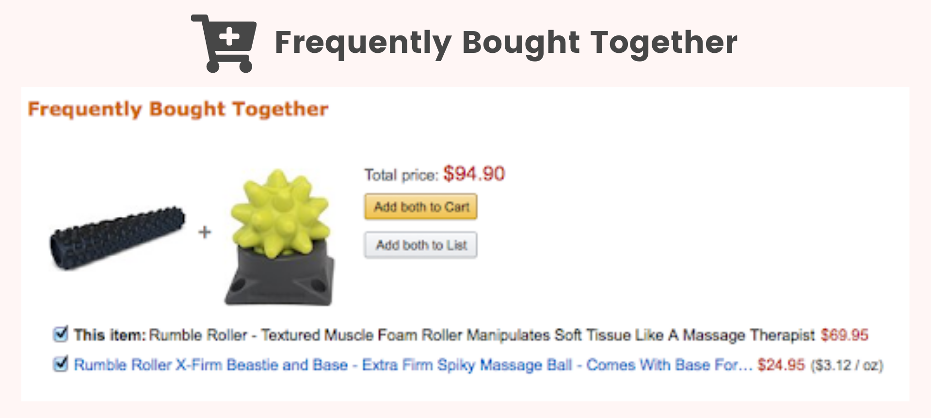 Amazon frequently bought together