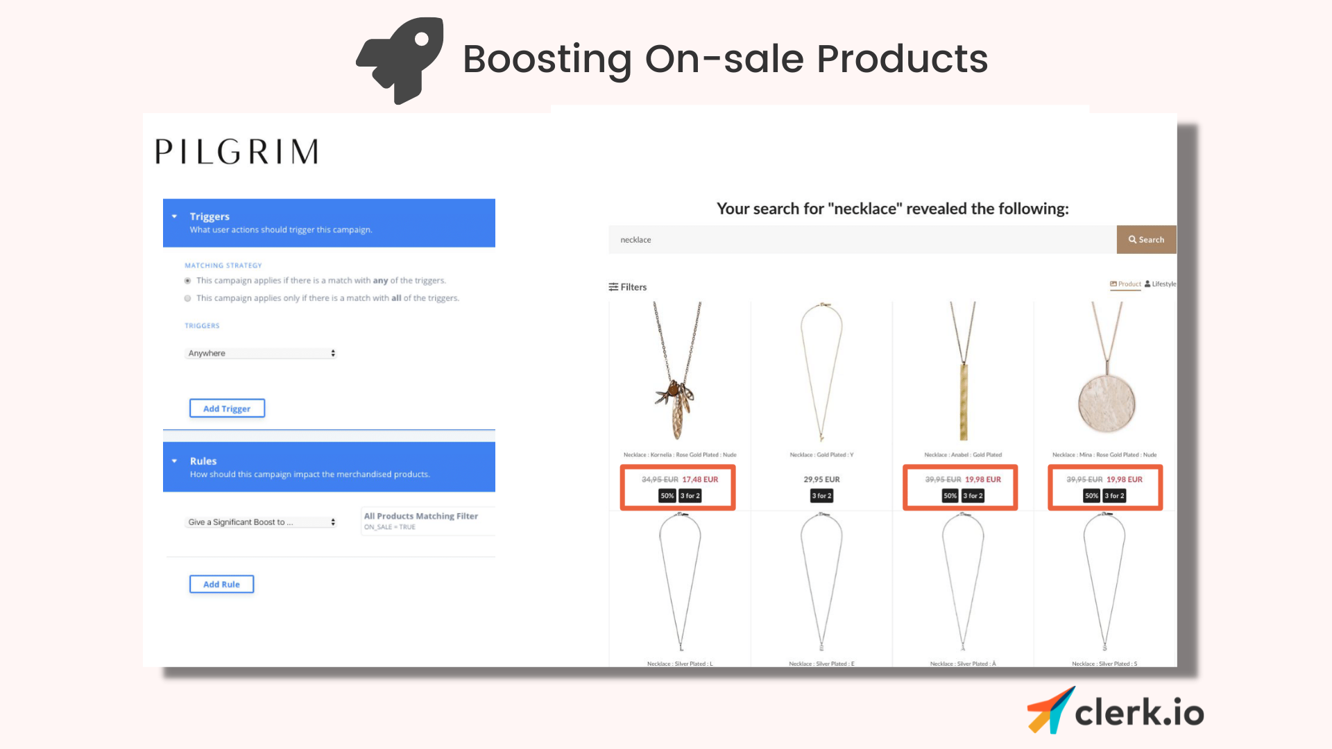 merchandising on-sale products