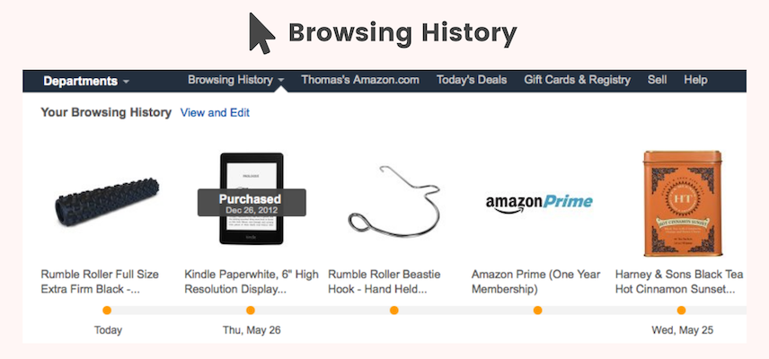 browsing history