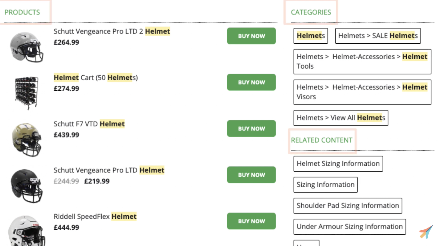 Clerk search design and layout