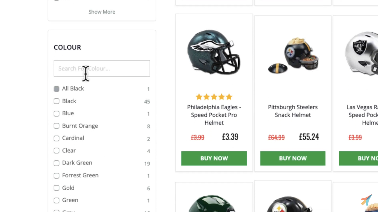 Clerk Search Page with filters