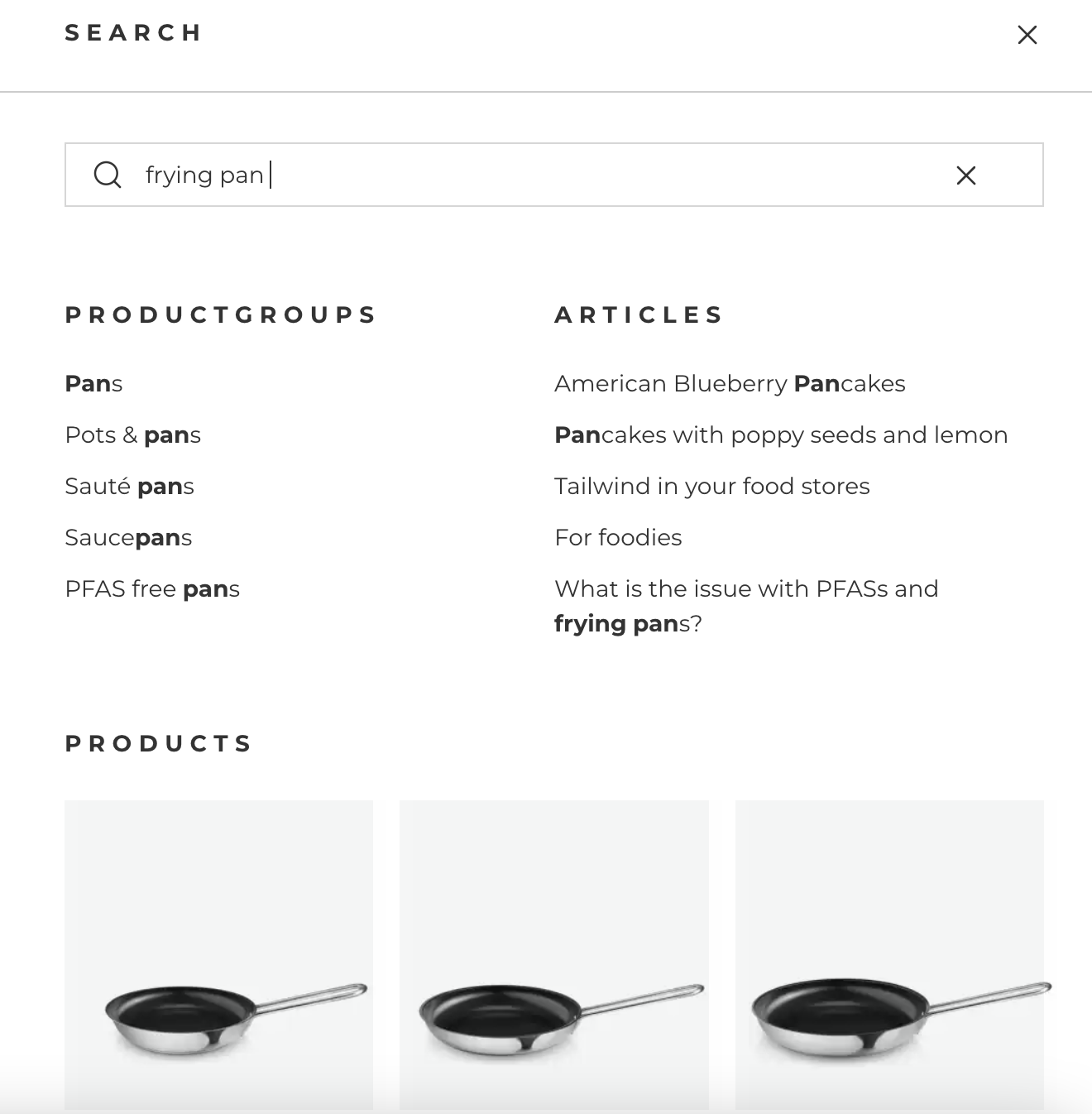 Search and recommendations