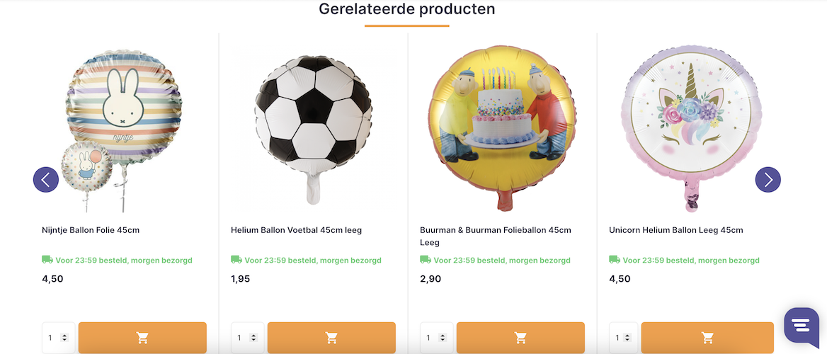 Gerelaeerde producten