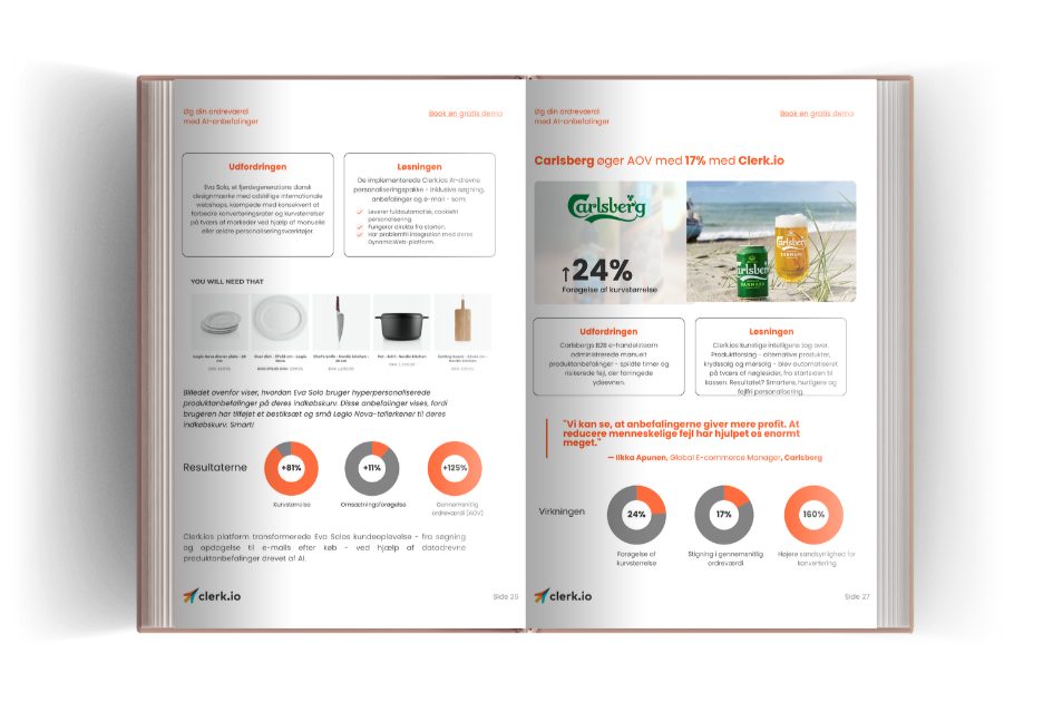 Inside Sådan øger du din gennemsnitsordreværdi med AI, page spread 2