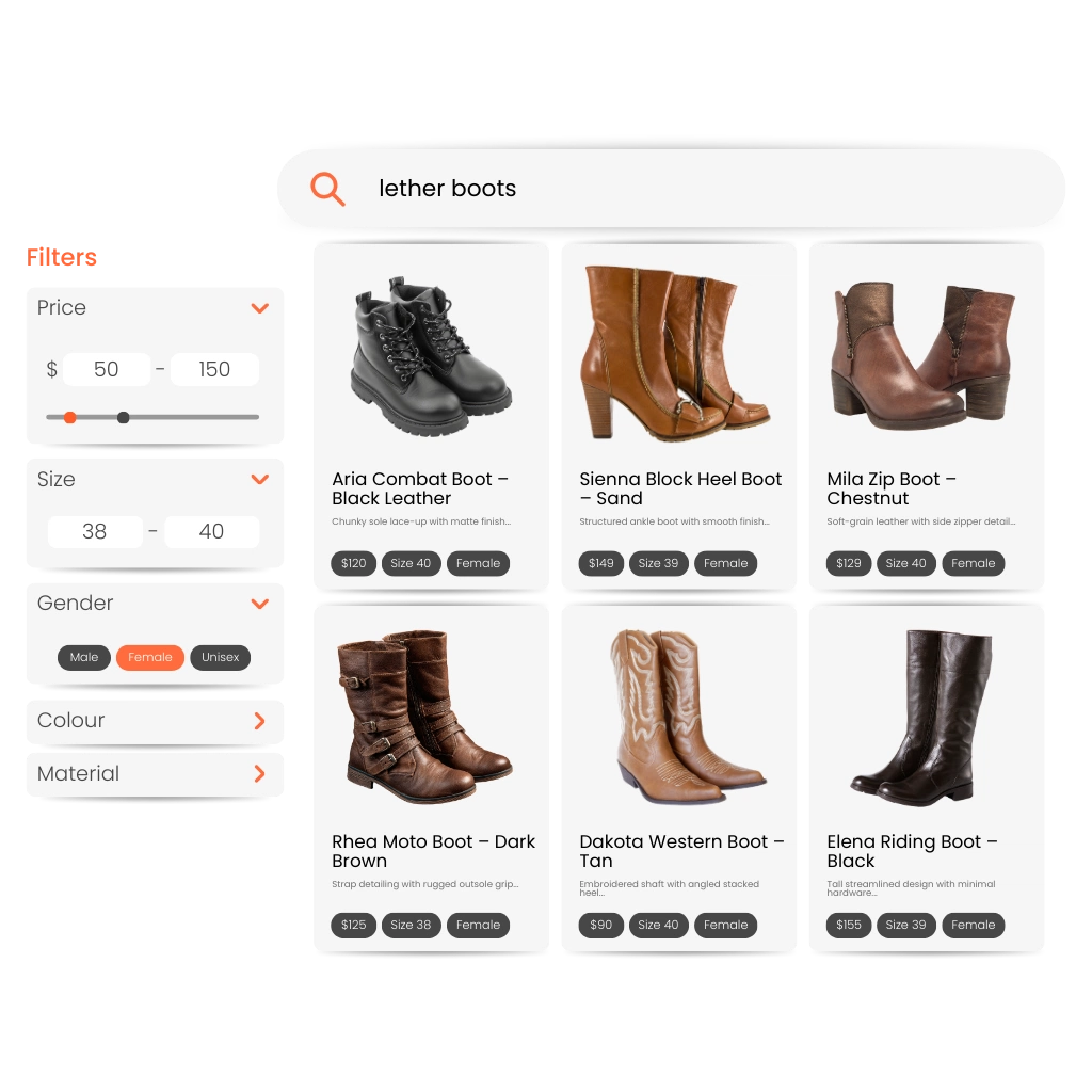 Increase Search Relevance with Dynamic Faceted Filters for E-Commerce
