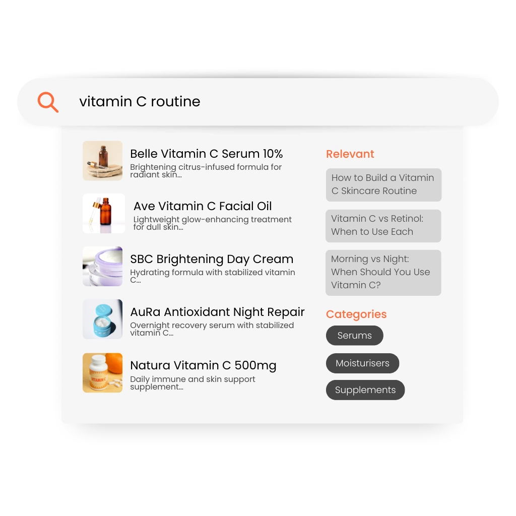 Boost E-Commerce Engagement with Content Search for Products and Content