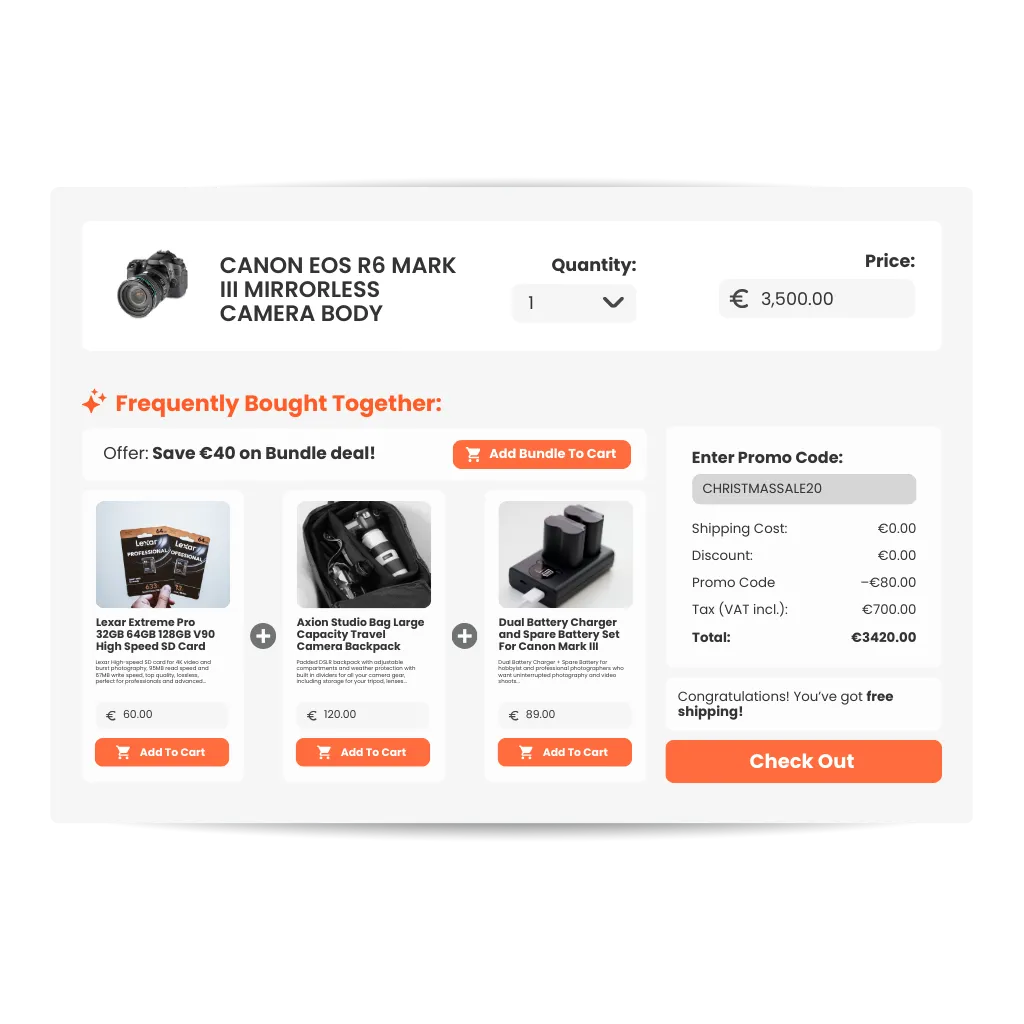 Increase Average Order Value with Product Accessory Recommendations