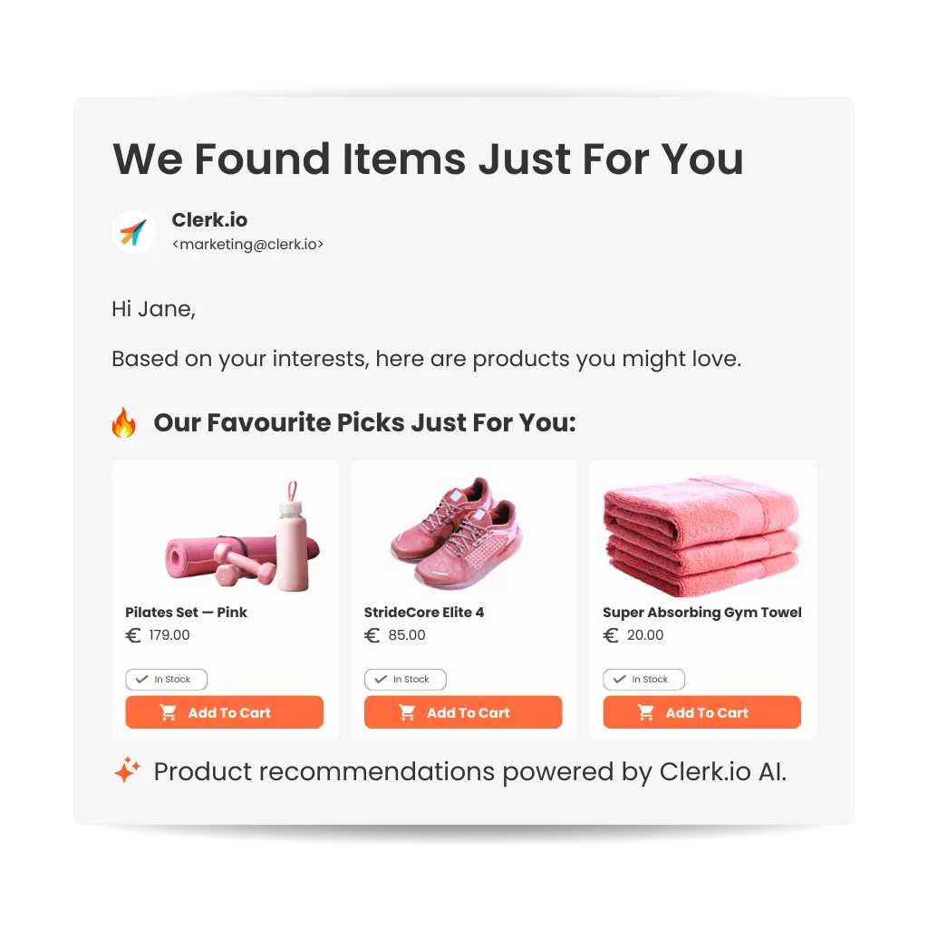 Increase Email Revenue with Personalized Product Recommendations