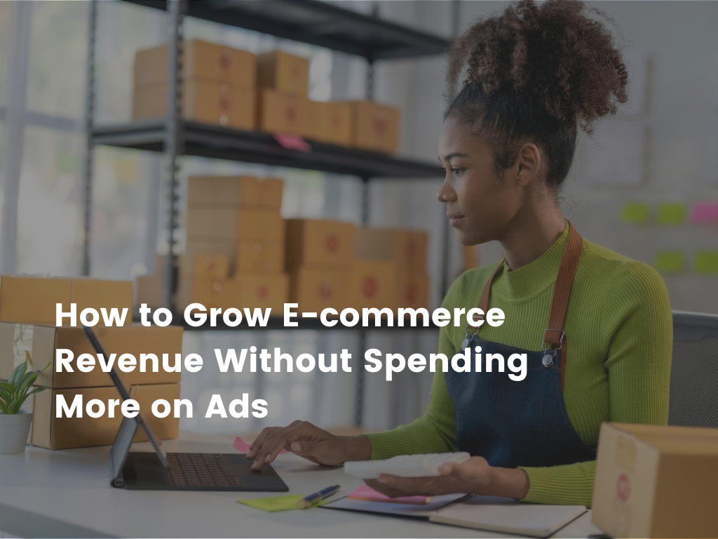 How to Grow E-commerce Revenue Without Spending More on Ads