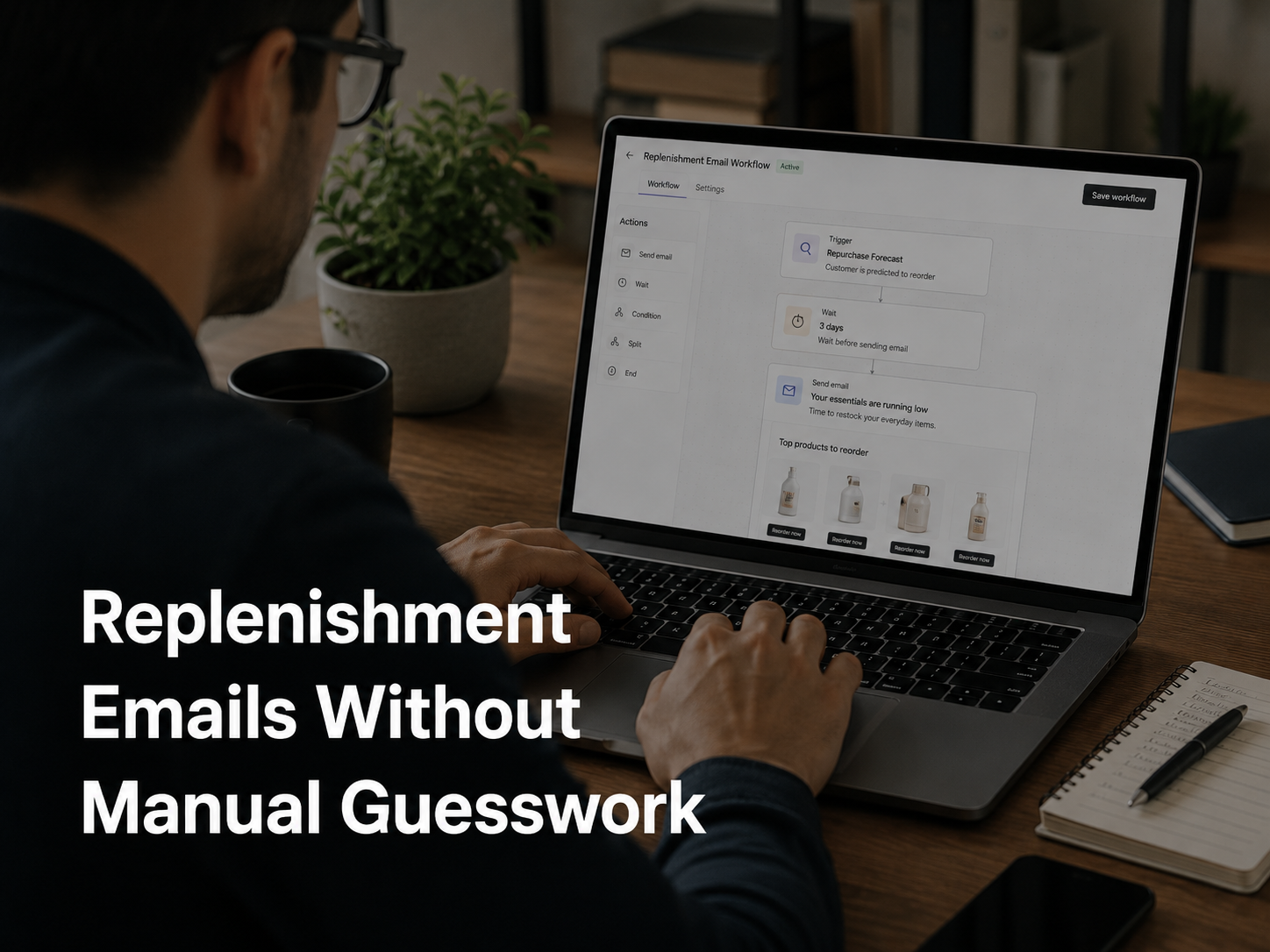 Replenishment Emails Without Manual Guesswork