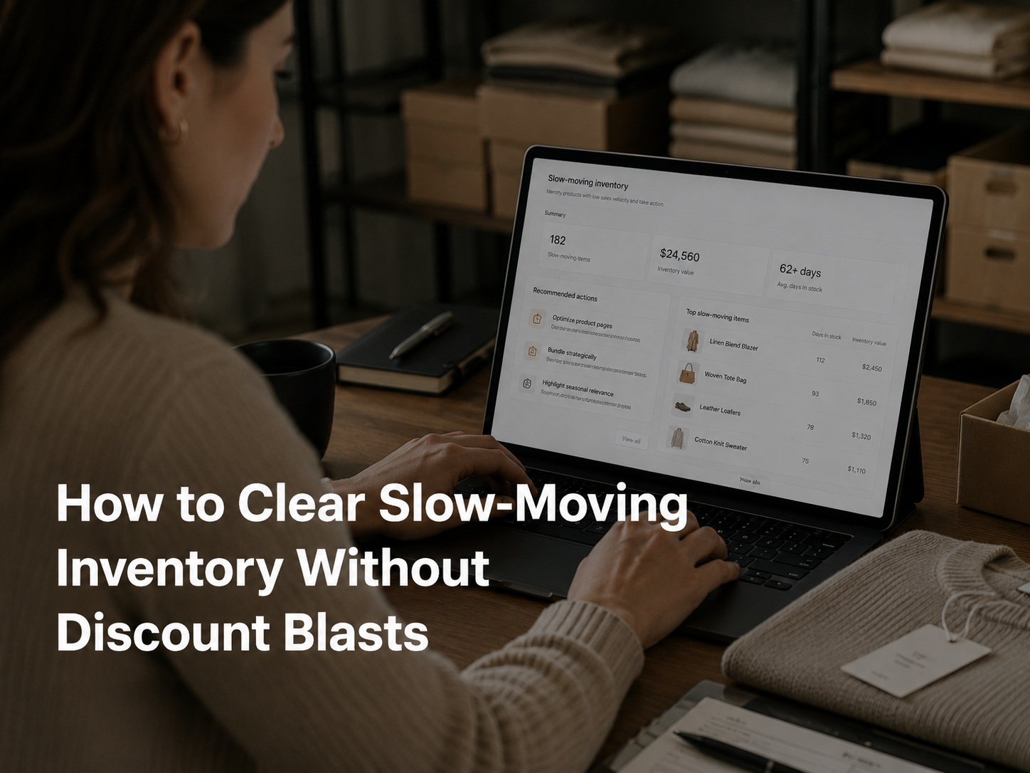 How to Clear Slow-Moving Inventory Without Discount Blasts