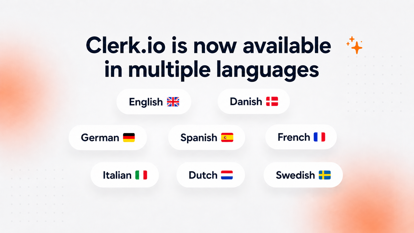 Clerk.io is now available in multiple languages