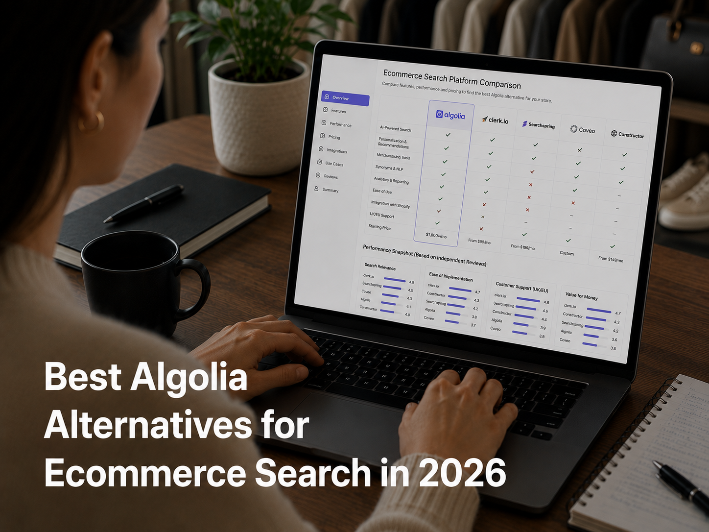 Best Algolia Alternatives for Ecommerce Search in 2026