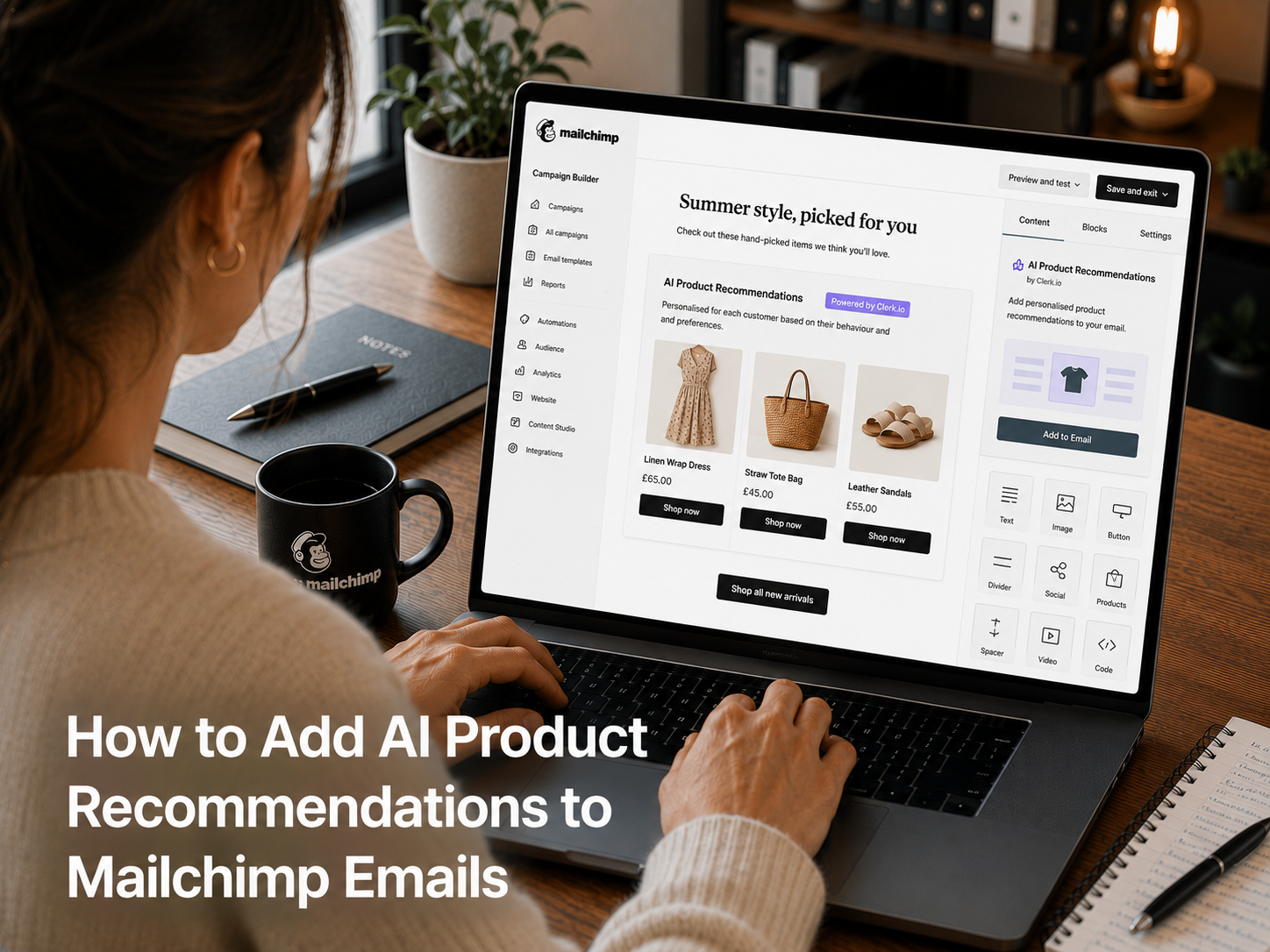 How to Add AI Product Recommendations to Mailchimp Emails