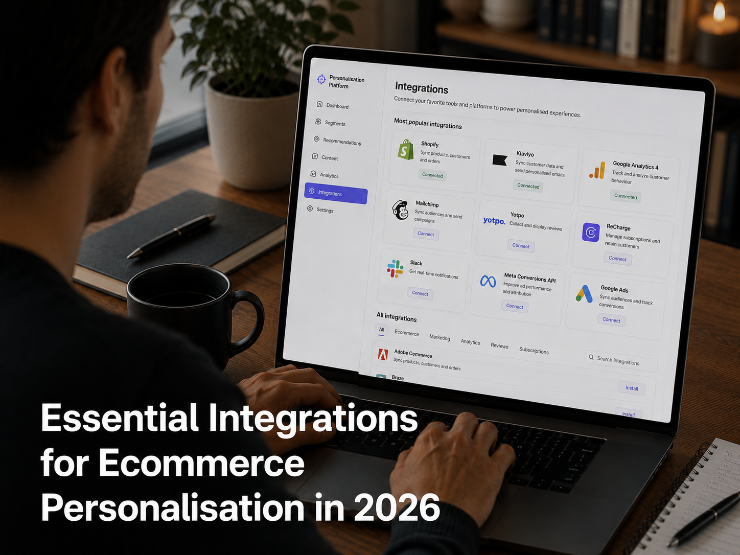 Essential Integrations for Ecommerce Personalisation in 2026