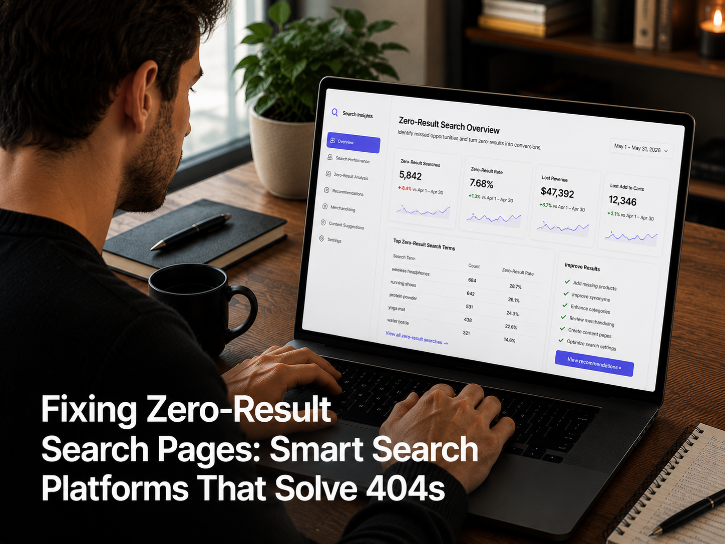 Fixing Zero-Result Search Pages: Smart Search Platforms That Solve 404s