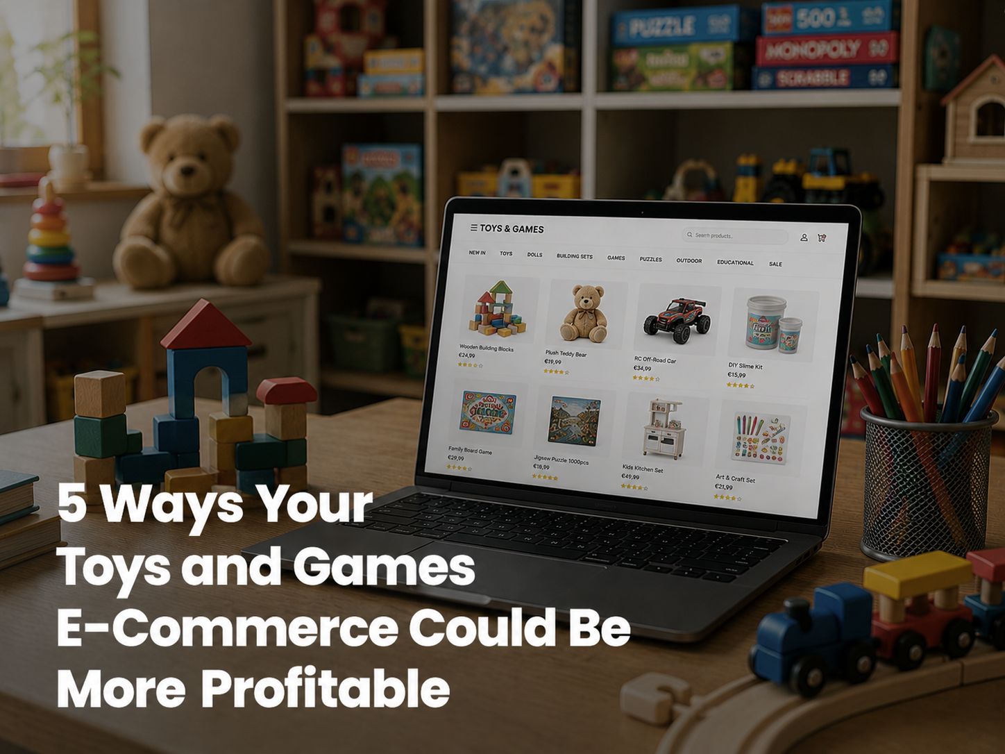 5 Ways Your Toys and Games E-Commerce Could Be More Profitable