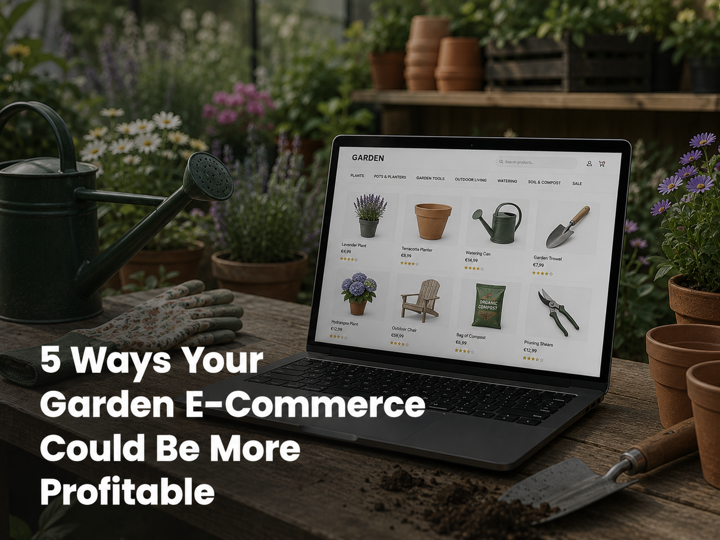 5 Ways Your Garden E-Commerce Could Be More Profitable