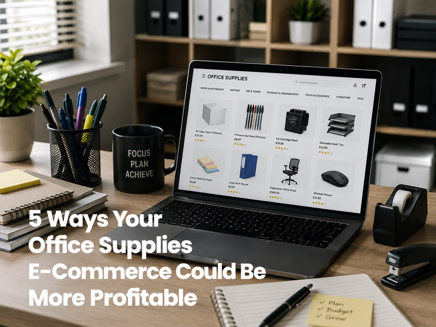 5 Ways Your Office Supplies E-Commerce Could Be More Profitable