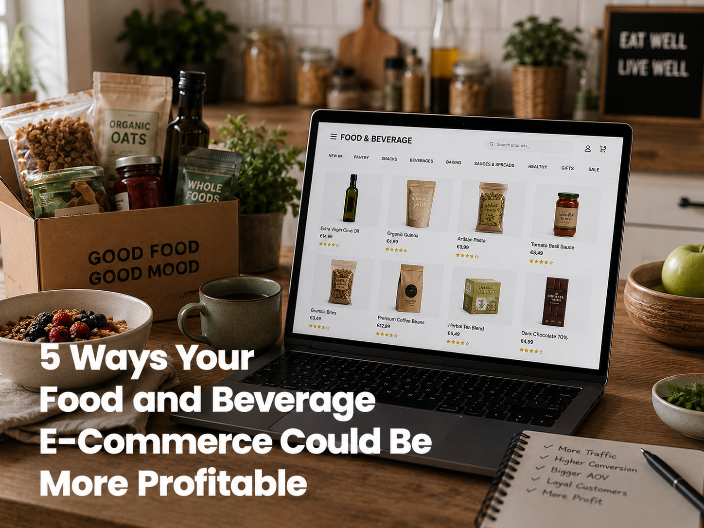 5 Ways Your Food and Beverage E-Commerce Could Be More Profitable